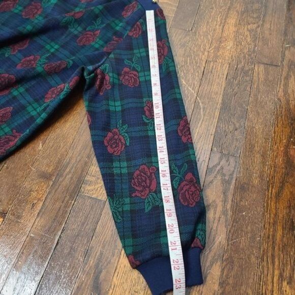 Vintage 80's Dark Cottagecore Rose Top Large / Dark Bohemian - Picture 10 of 11